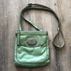 Fossil leather purse